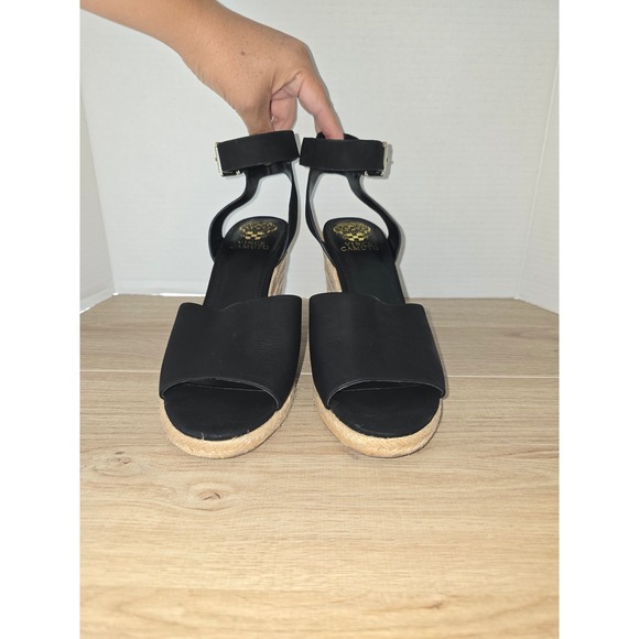 Vince Camuto Women's Espadrille Shoe Black Size 8.5 - Picture 1 of 10